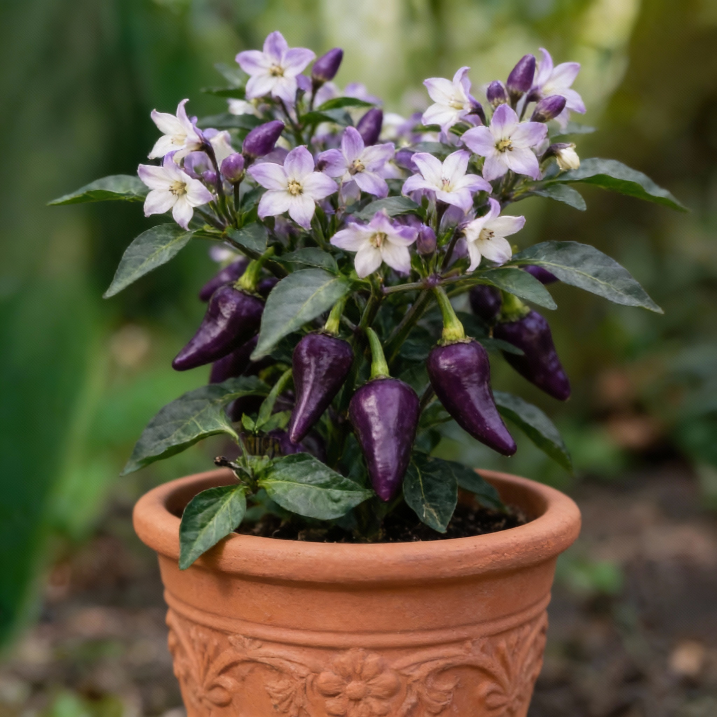 Pepper Jalapeño Purple Tiger Seeds