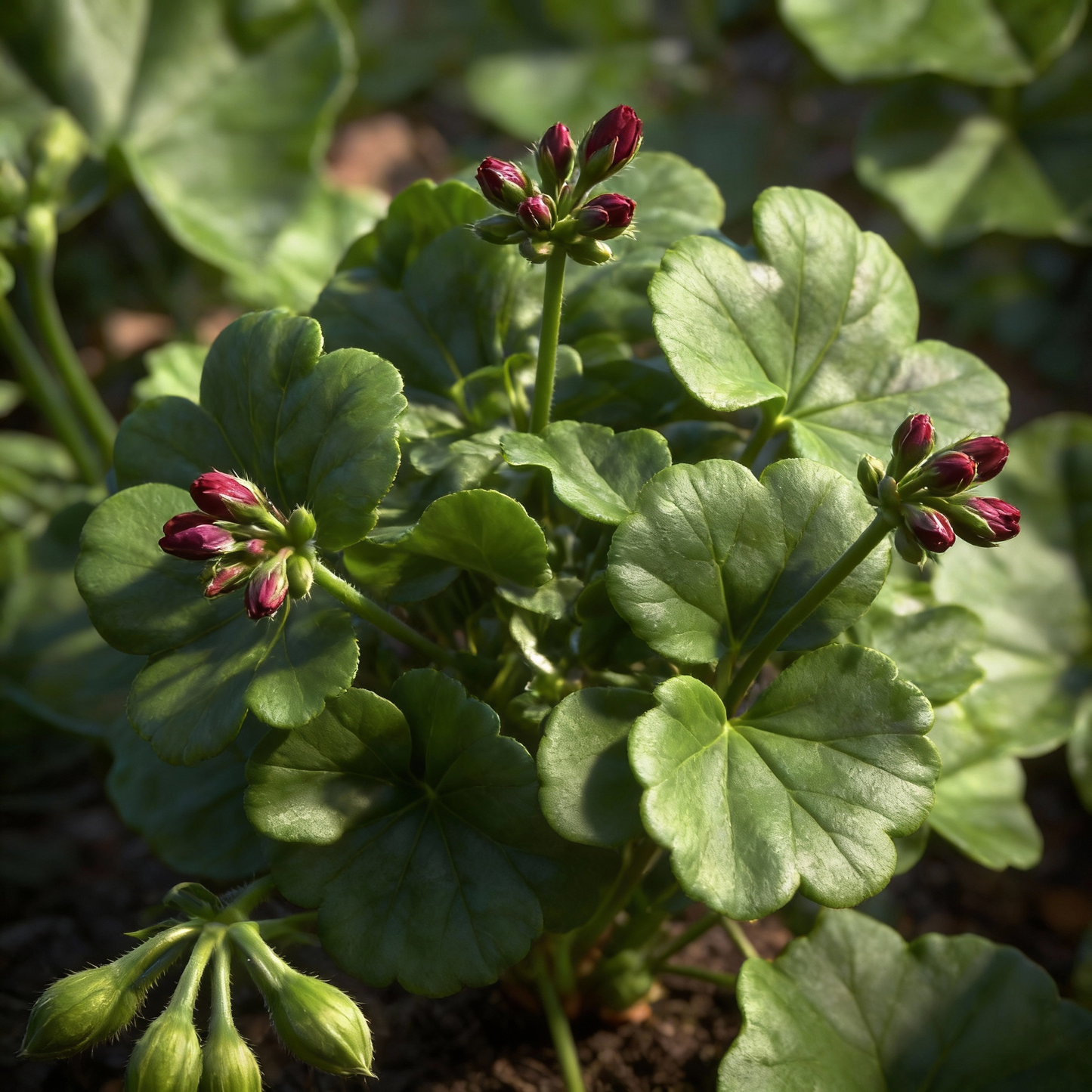 Chocolate Brown Geranium Flower Seeds for Garden Planting