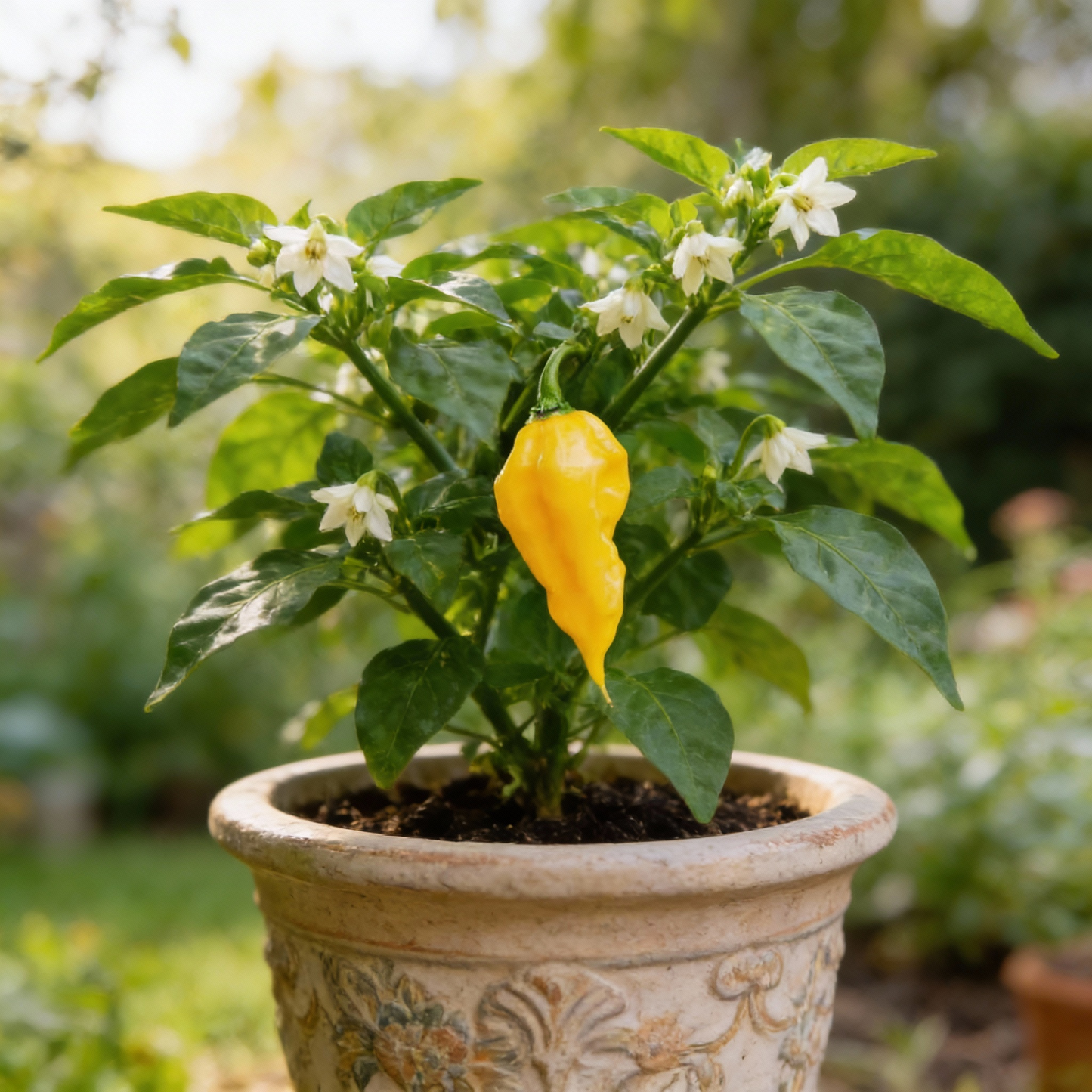 Fatalii Pepper Seeds – Extremely Hot Yellow Chili for Home & Garden