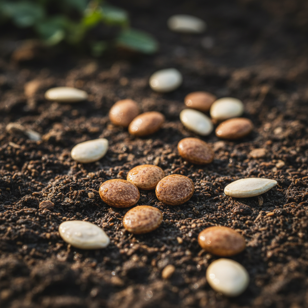 Zucchini Squash Round Hybrid Seeds – High-Yield Nutritious Garden Variety