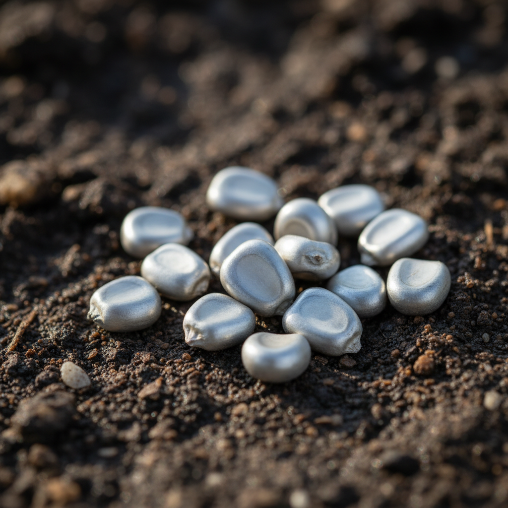 Shimmering Silver Corn Seeds – Elegant Heirloom Corn