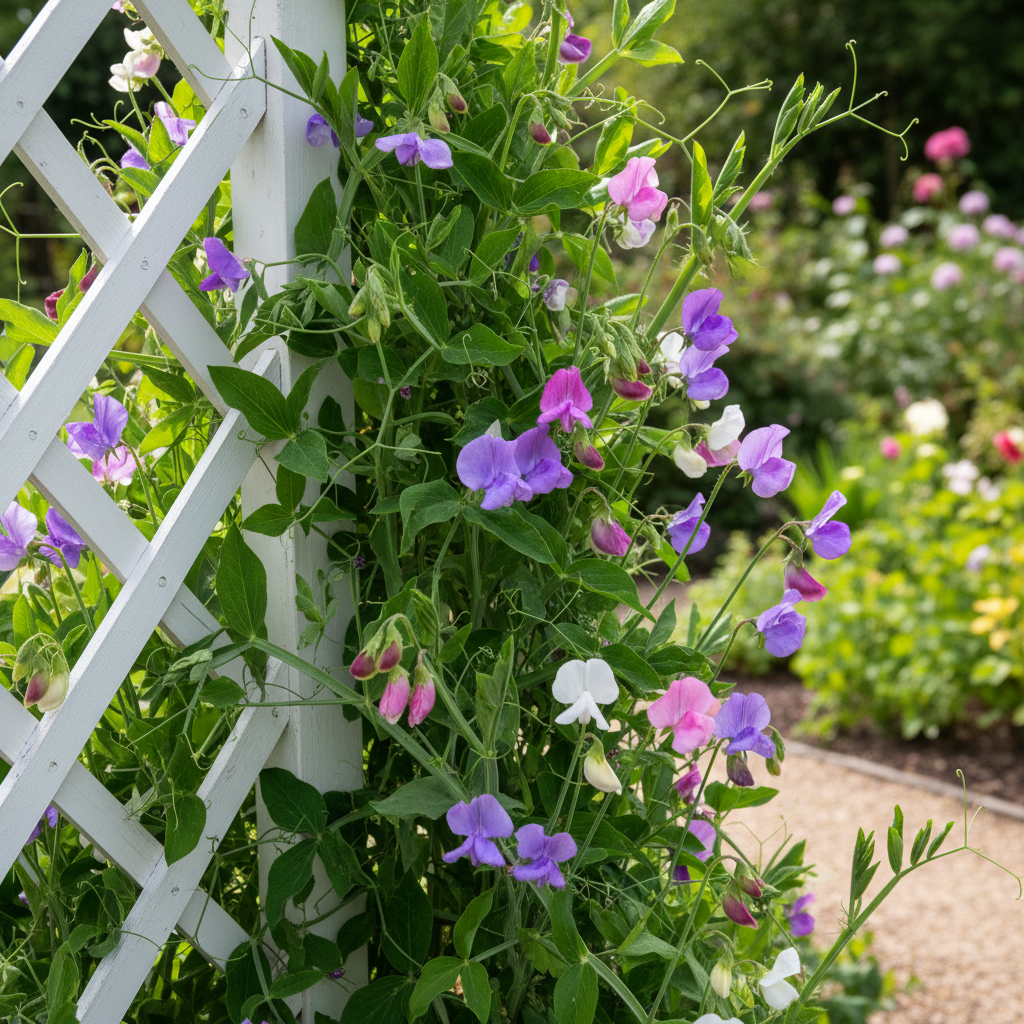 Sweet Pea (Perennial) Everlasting Mixture Flower Seeds – Long-Lasting Fragrant Blooms