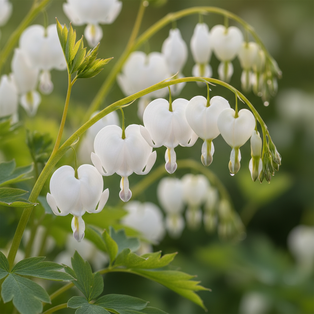 White Bleeding Heart Flower Seeds for Garden Planting