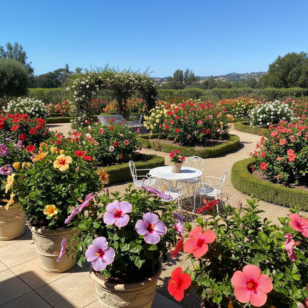 Blue Pink & Purple Hibiscus Seeds for Planting – Colorful Perennial Flowering Plant