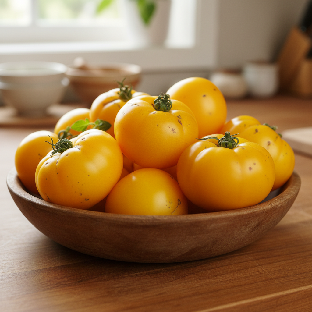 Yellow Stuffer Tomato Seeds – Unique Hollow Heirloom Variety for Stuffing