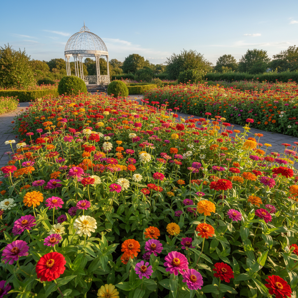 Super Giant Zinnia Mix Flower Seeds - Zinnia Flower Seeds for Garden