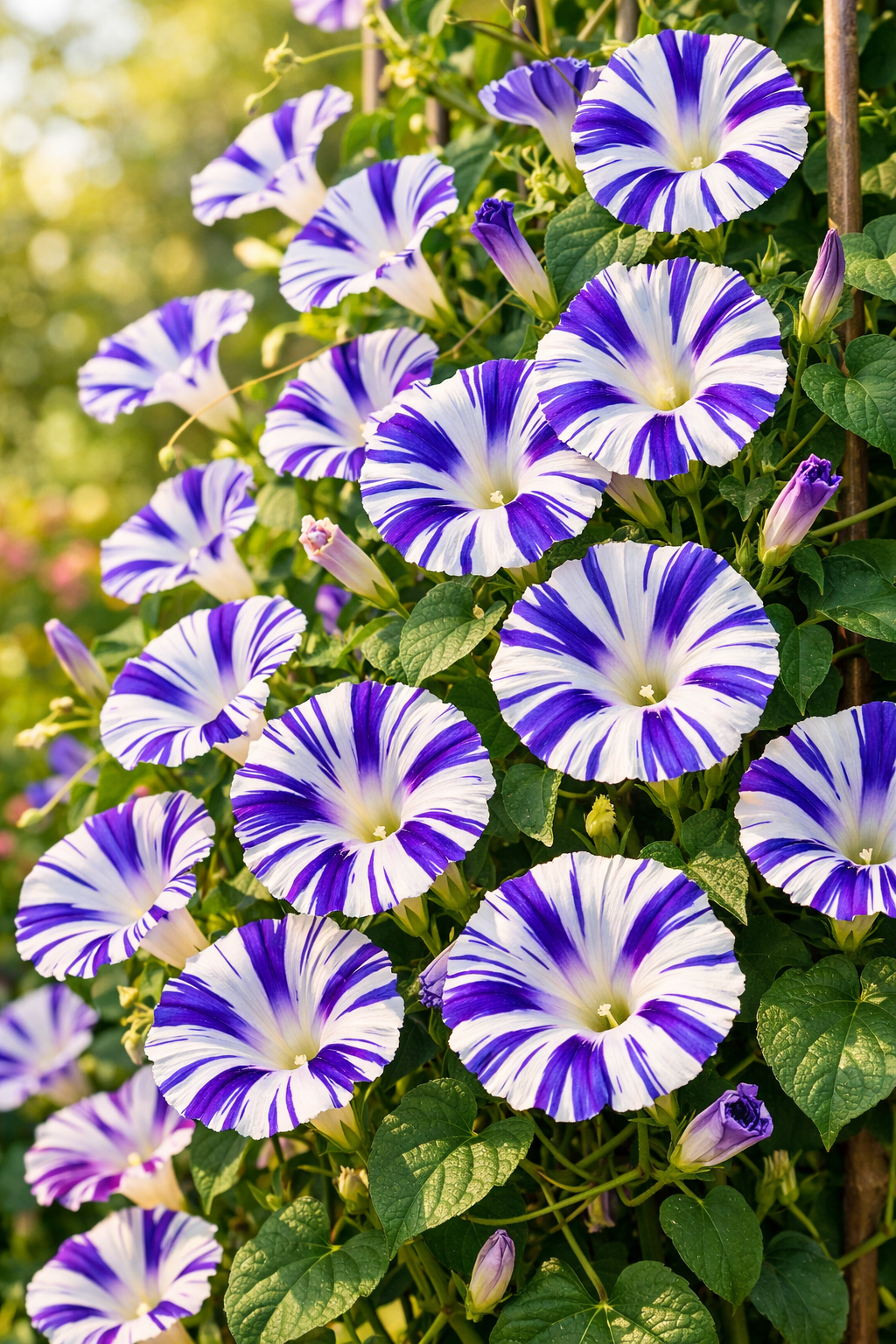 Ipomoea Purpurea Carnevale di Venezia Flower Seeds for Planting