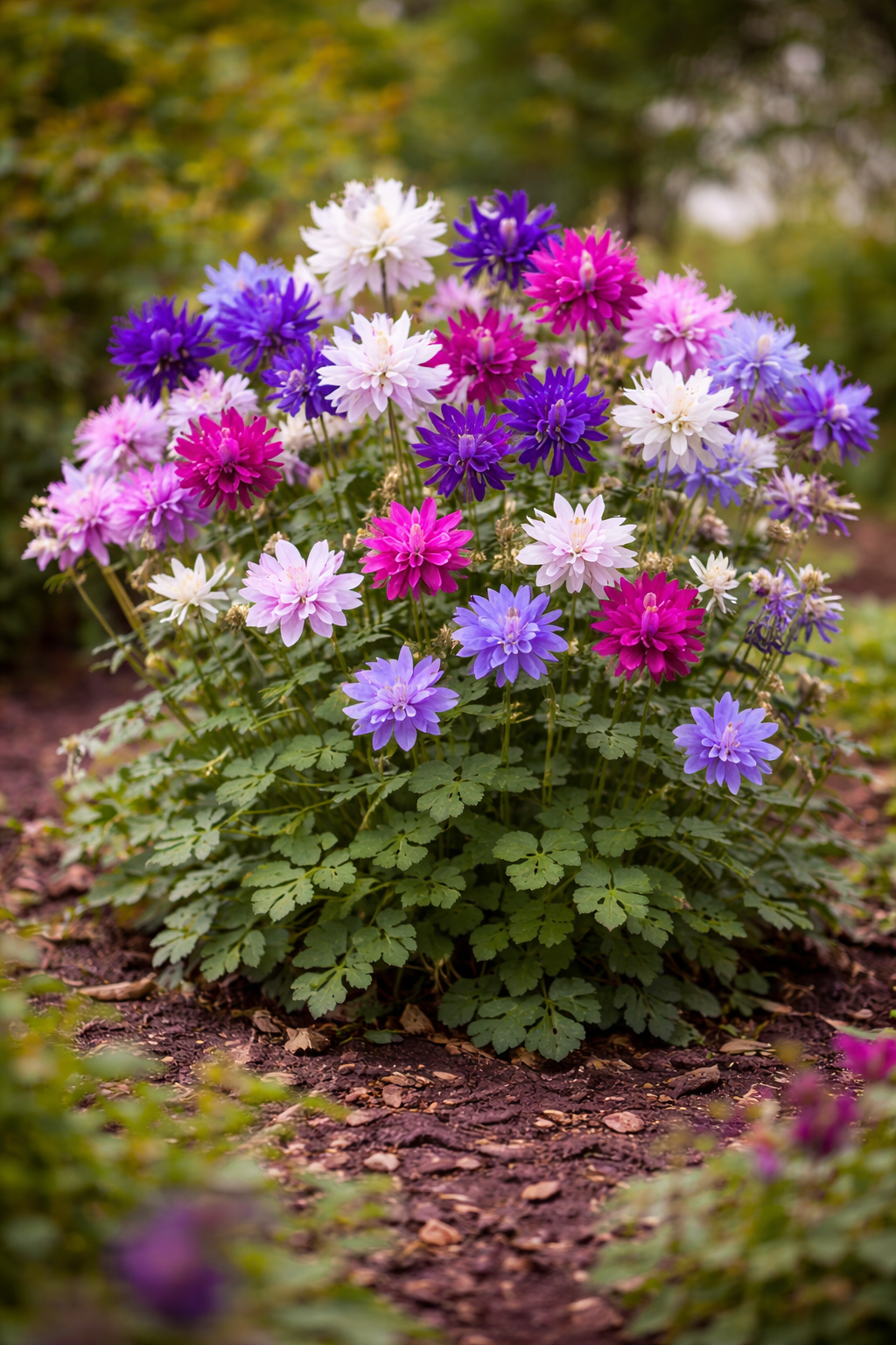 Aquilegia Barlow Mixed Seeds for Garden Planting