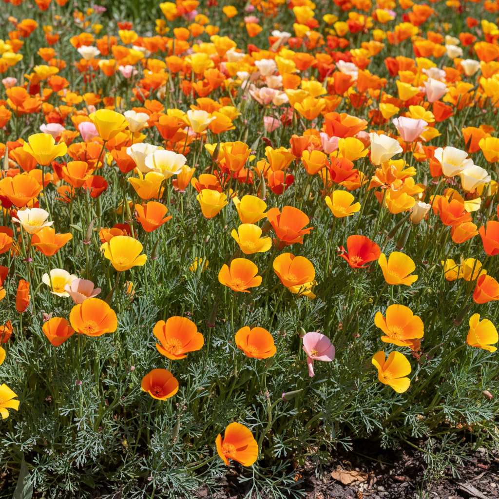 Eschscholzia Mixed California Poppy Flower Seeds
