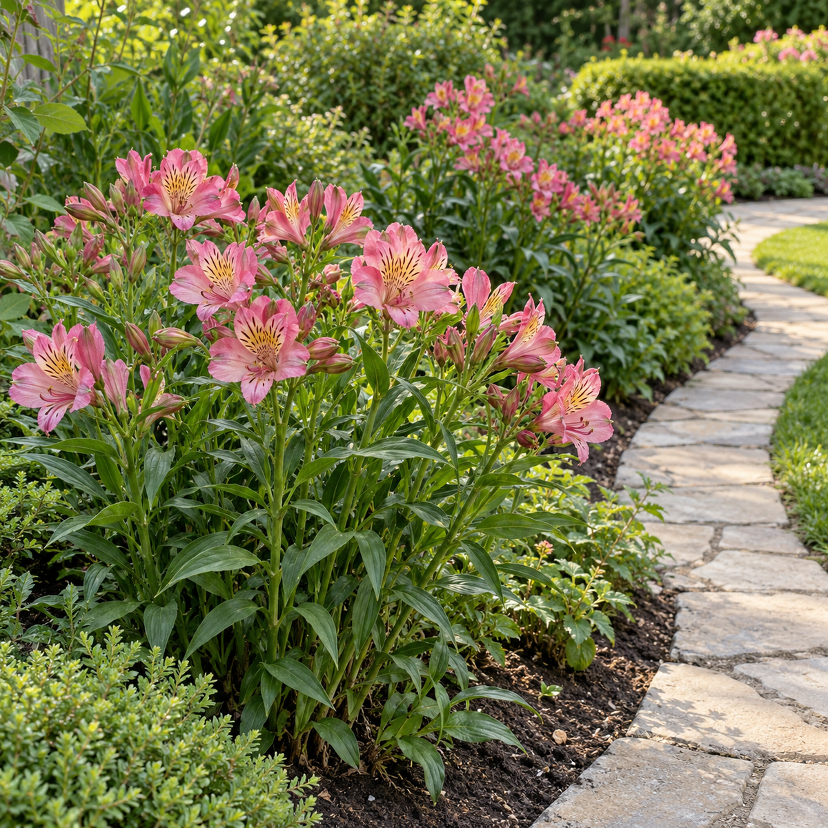 Pink Alstroemeria Peruvian Lily Flower Seeds - Peruvian Lily Flower Seeds for Garden