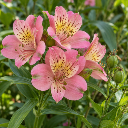 Pink Alstroemeria Peruvian Lily Flower Seeds - Peruvian Lily Flower Seeds for Garden