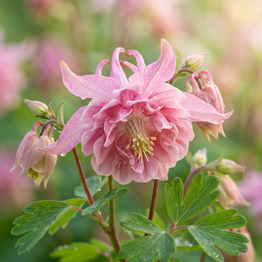 pink-petticoat-columbine-seeds-for-planting-hardy-perennial-flower