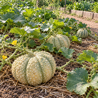 Prescott Fond Blanc Melon Seeds - Heirloom Melon Seeds for Home Garden
