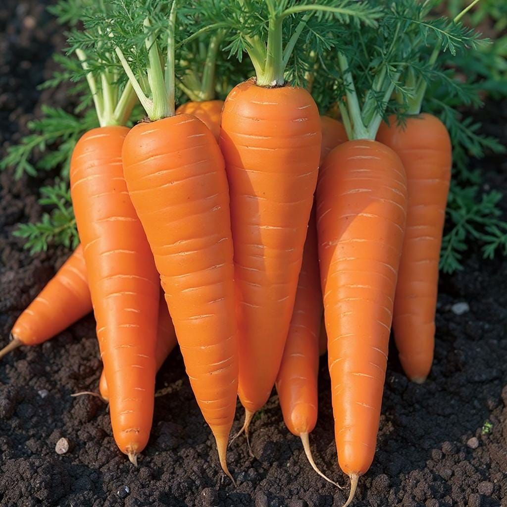 Danvers 126 Carrot Seeds – Heirloom Sweet, Crisp & High-Yield Variety