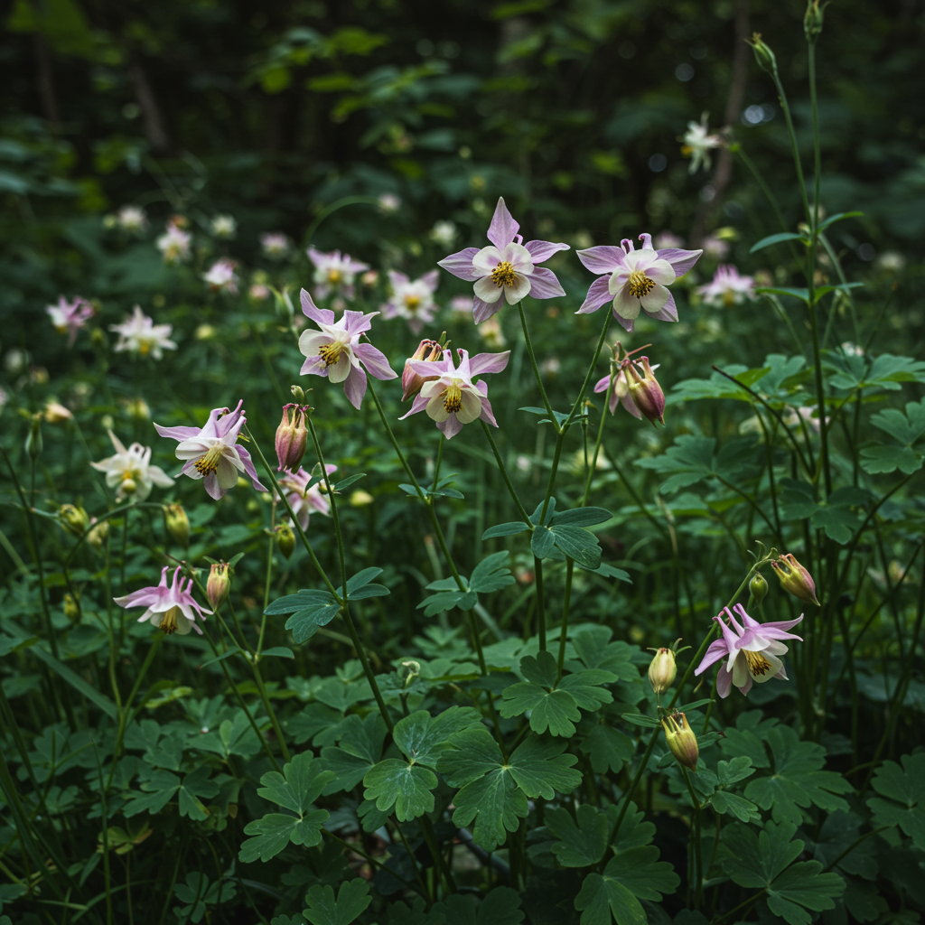 Rare Aquilegia Discolor Flower Seeds for Garden Planting