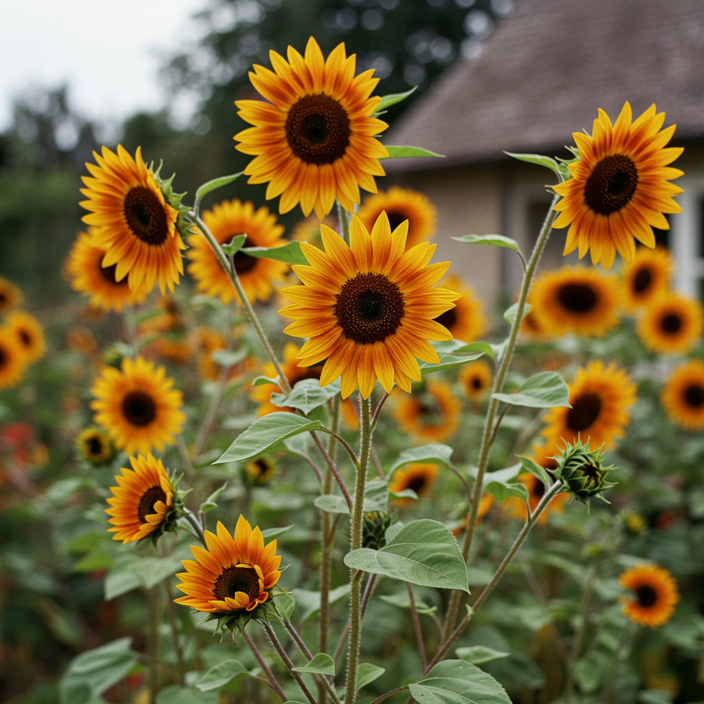 Autumn Beauty Sunflower Seeds - Multi Color Sunflower Seeds for Garden