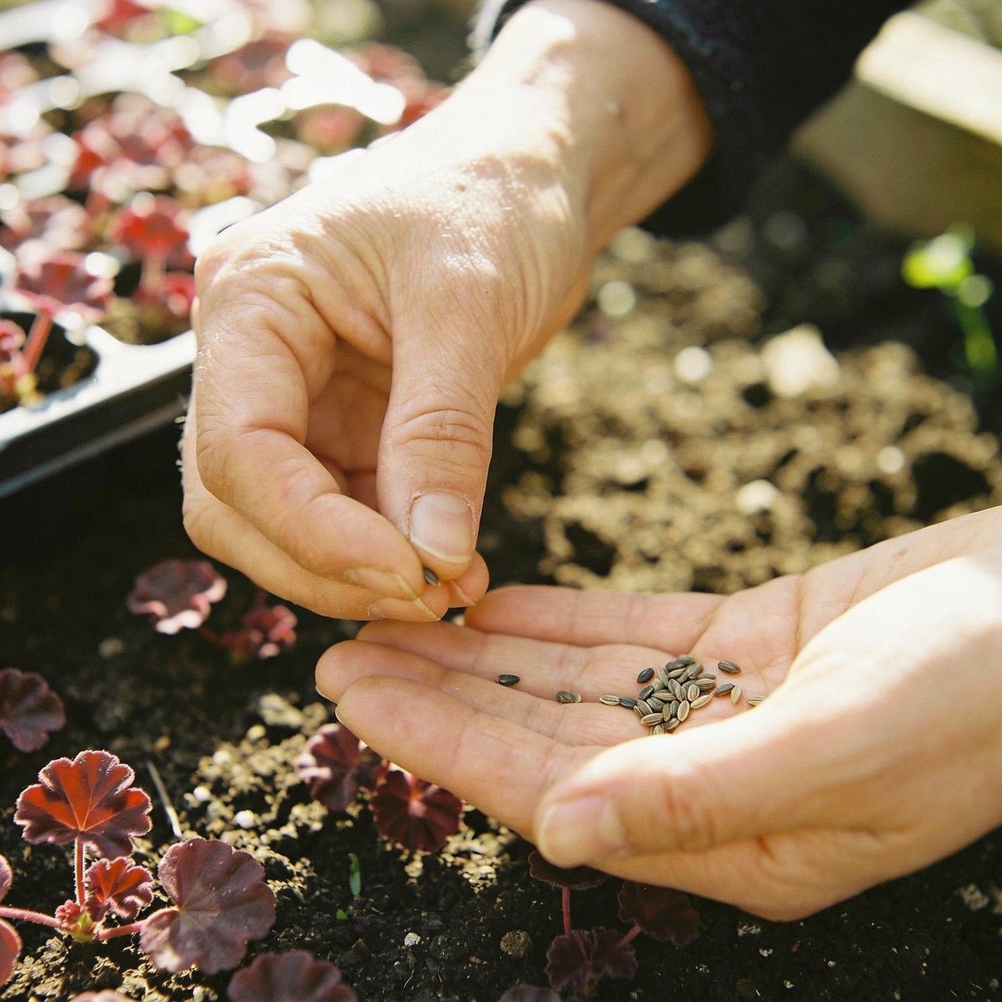 Burgundy Geranium Flower Seeds for Garden Planting