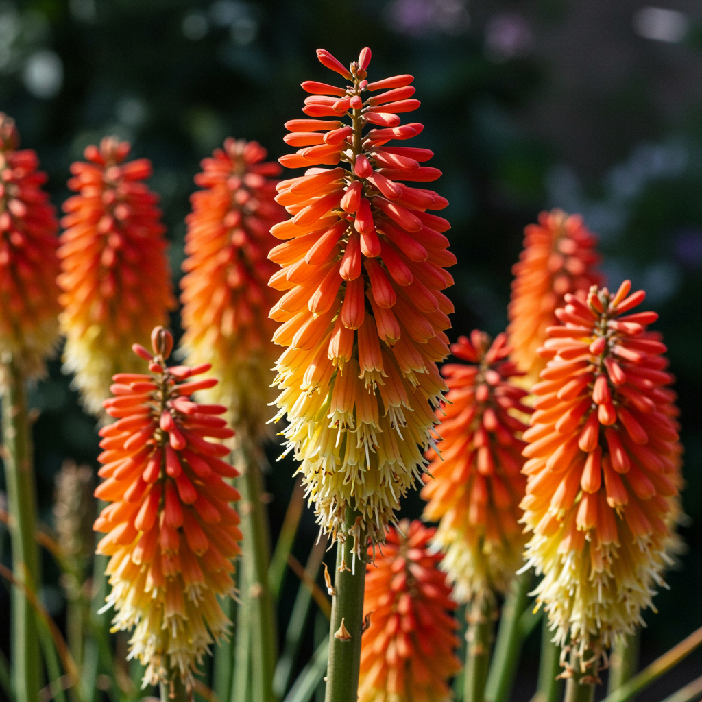 Red Hot Poker Kniphofia Flower Seeds - Perennial Flower Seeds for Garden