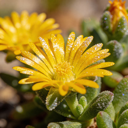 Yellow Ice Plant Delosperma Seeds for Garden Planting