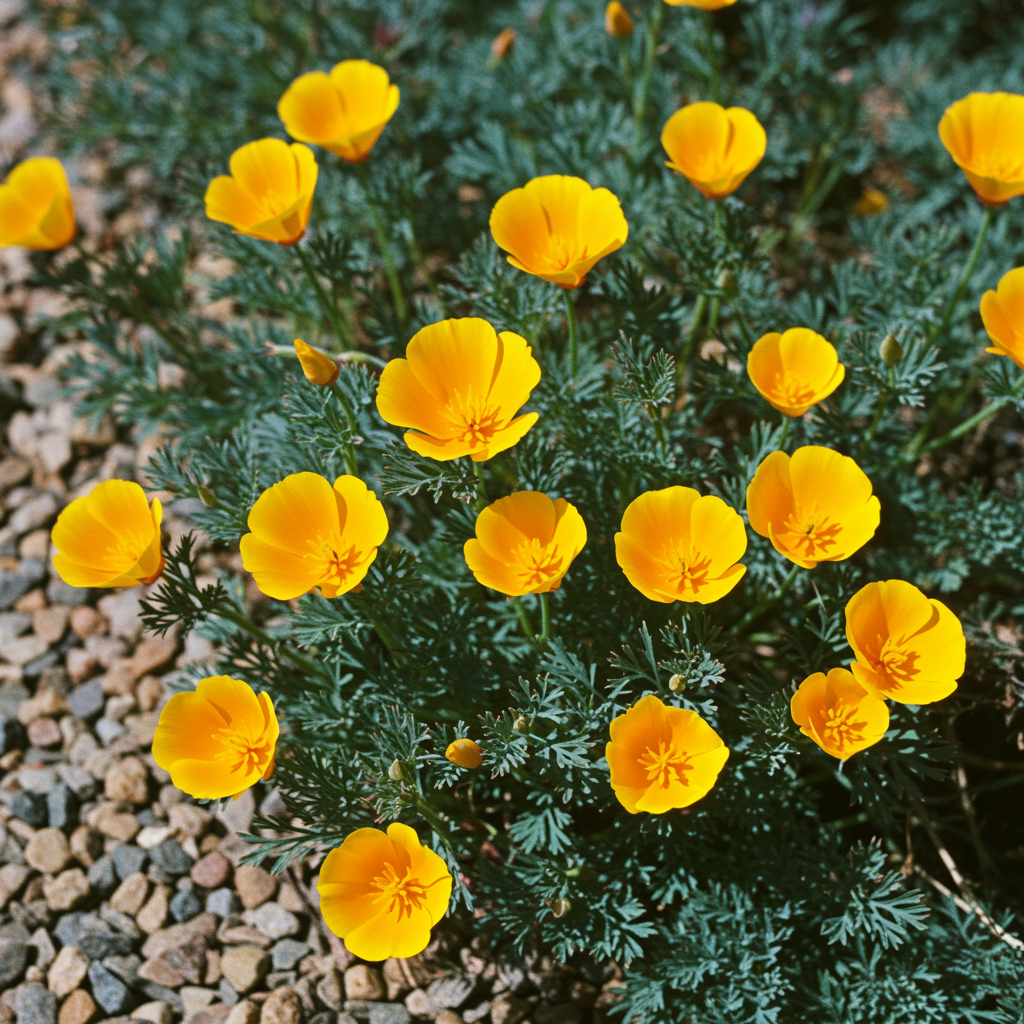 California Poppy Yellow Flower Seeds for Garden Planting