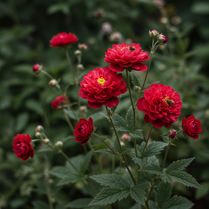 Double Bloody Mary Geum Seeds for Garden Planting