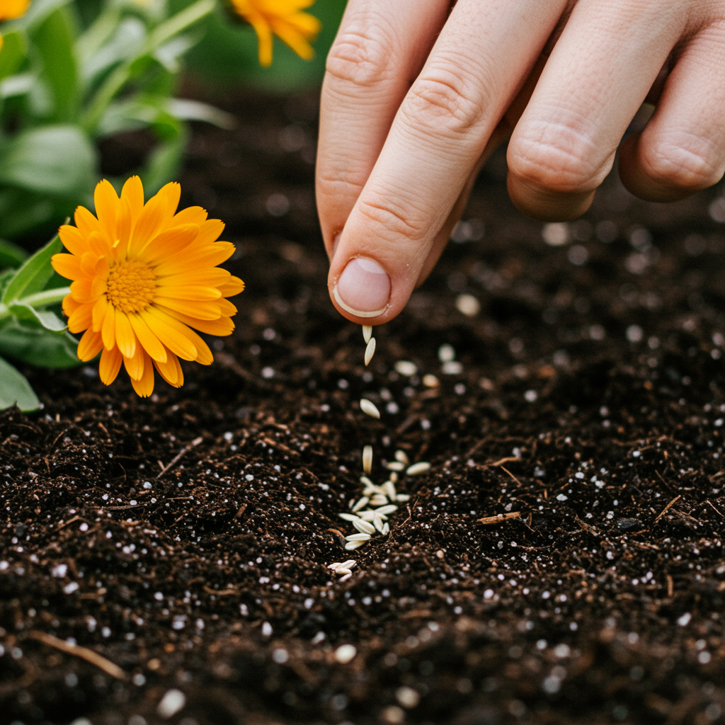 Creamy White Calendula Flower Seeds – Elegant Blooms