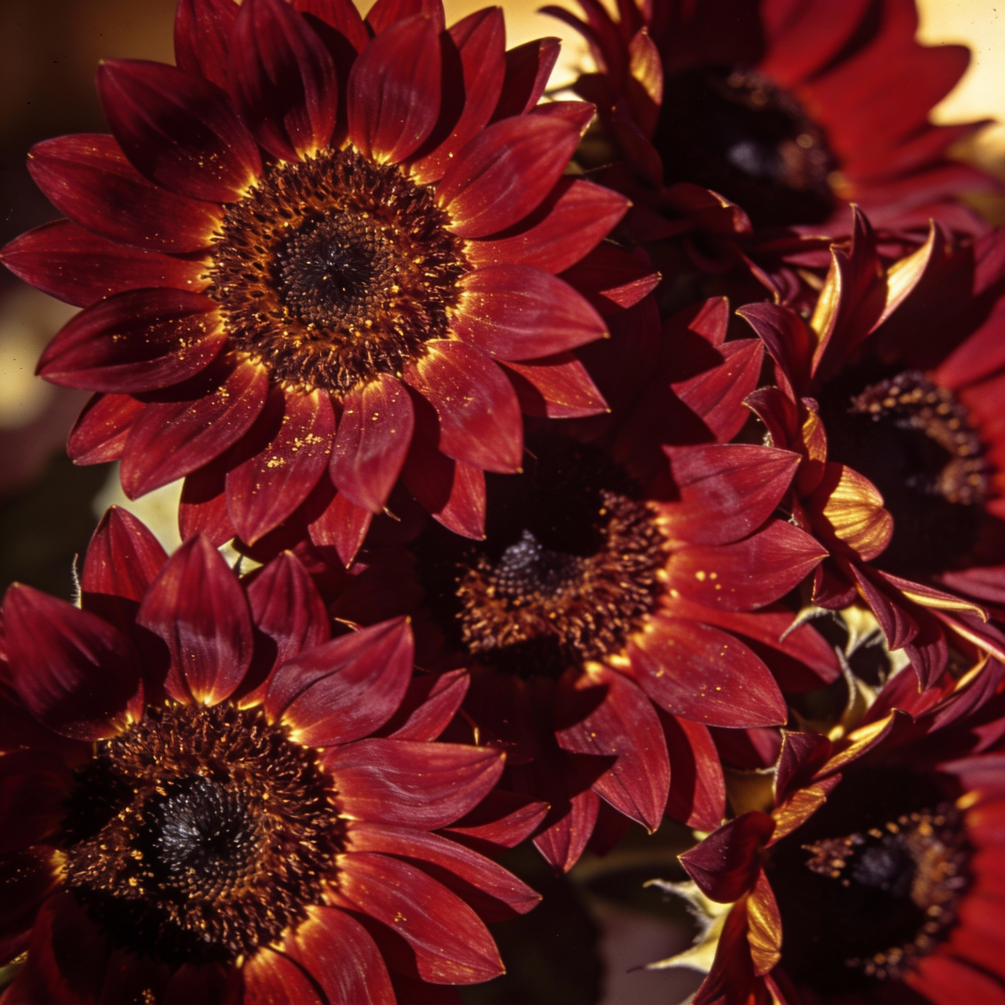 Moulin Rouge Sunflower Seeds - Red Sunflower Seeds for Garden