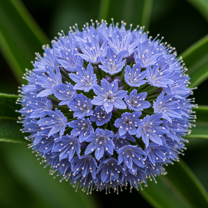 Nema Rare Blue Round Pearl Chlorophytum Flower Seeds for Garden Planting