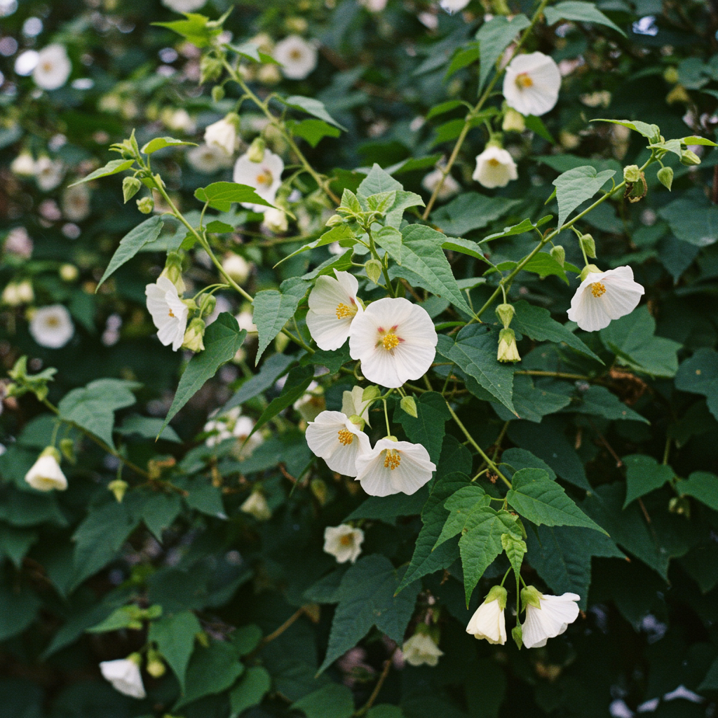 Abutilon Vitifolium Album Seeds for Garden Planting