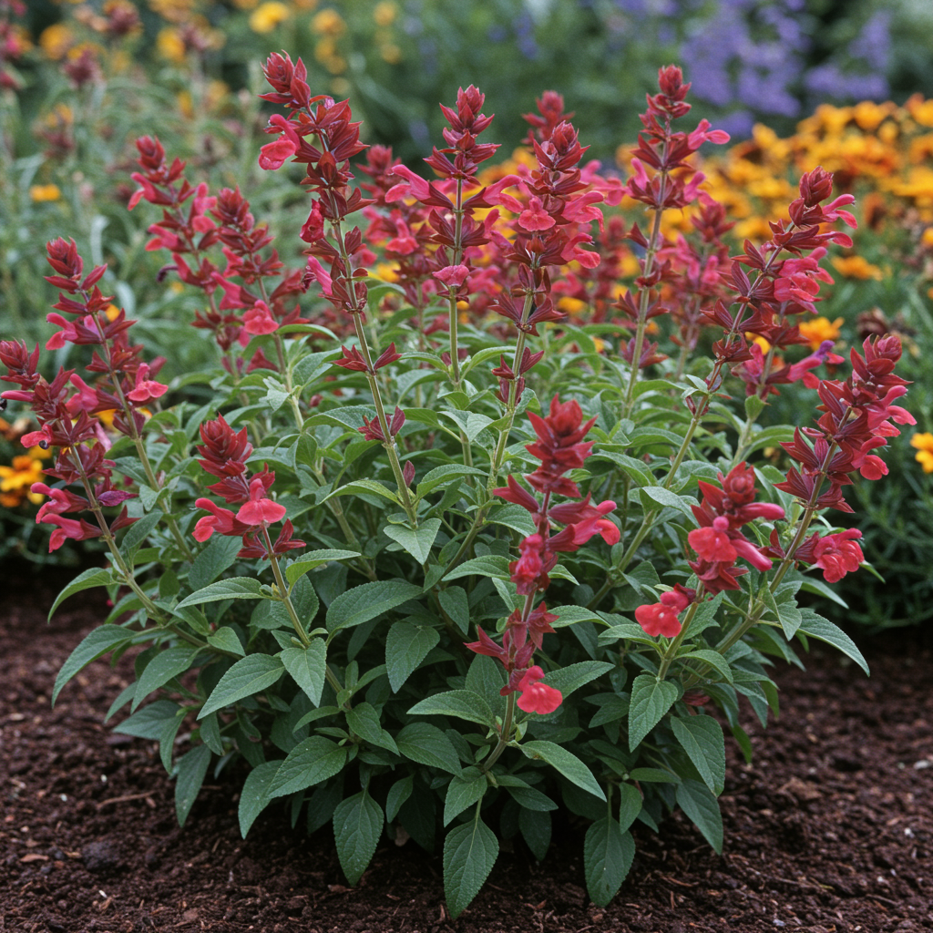 Red Lips Flower Seeds - Salvia Hot Lips Flower Seeds for Garden