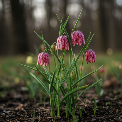 Fritillaria Meleagris Mixed Flower Seeds for Garden Planting