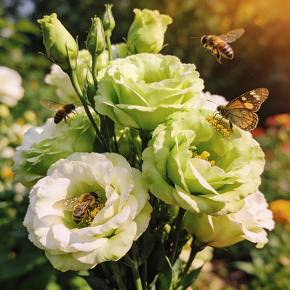 Lisianthus Rosita 2 Jade Seeds for Gardens and Bouquets