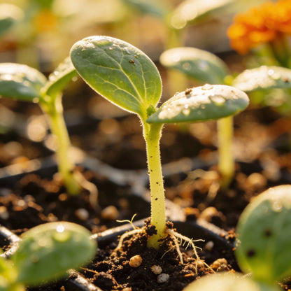 Bronze with Gold Highlights Marigold Seeds – Warm, Glowing Blooms for Gardens