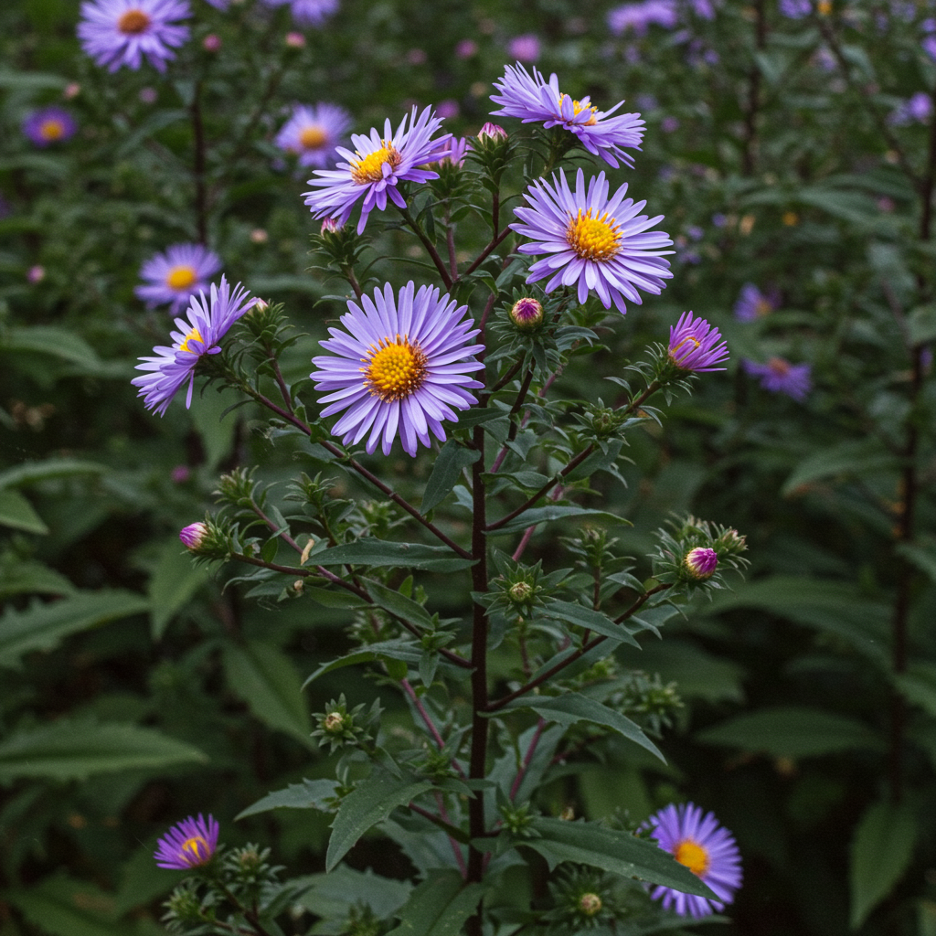 Purple Aster Flower Seeds for Garden Planting