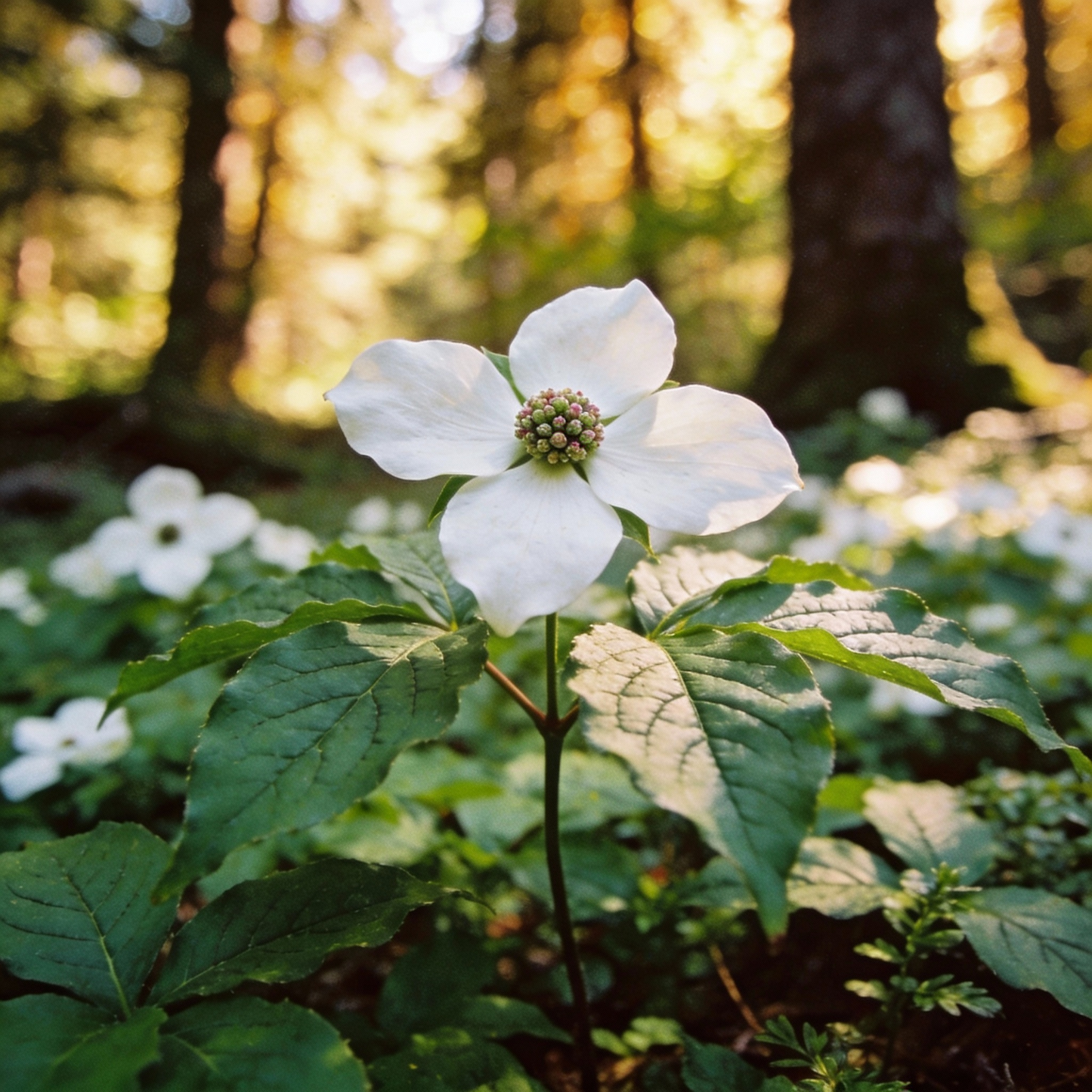 Western Bunchberry Flower Seeds - Hardy Groundcover Perennial for Garden