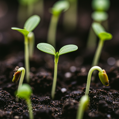 Red with Golden Tips Marigold Seeds – Striking Bicolor Blooms for Gardens