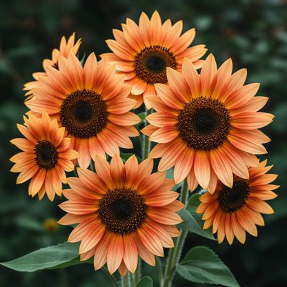 Peach Blush Sunflower Seeds for Garden Planting
