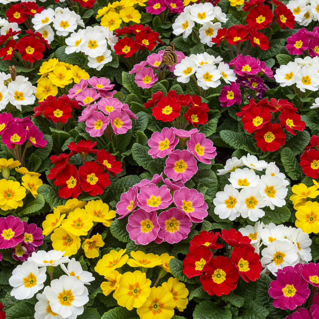 Primrose Husky Mixed Seeds for Garden Planting