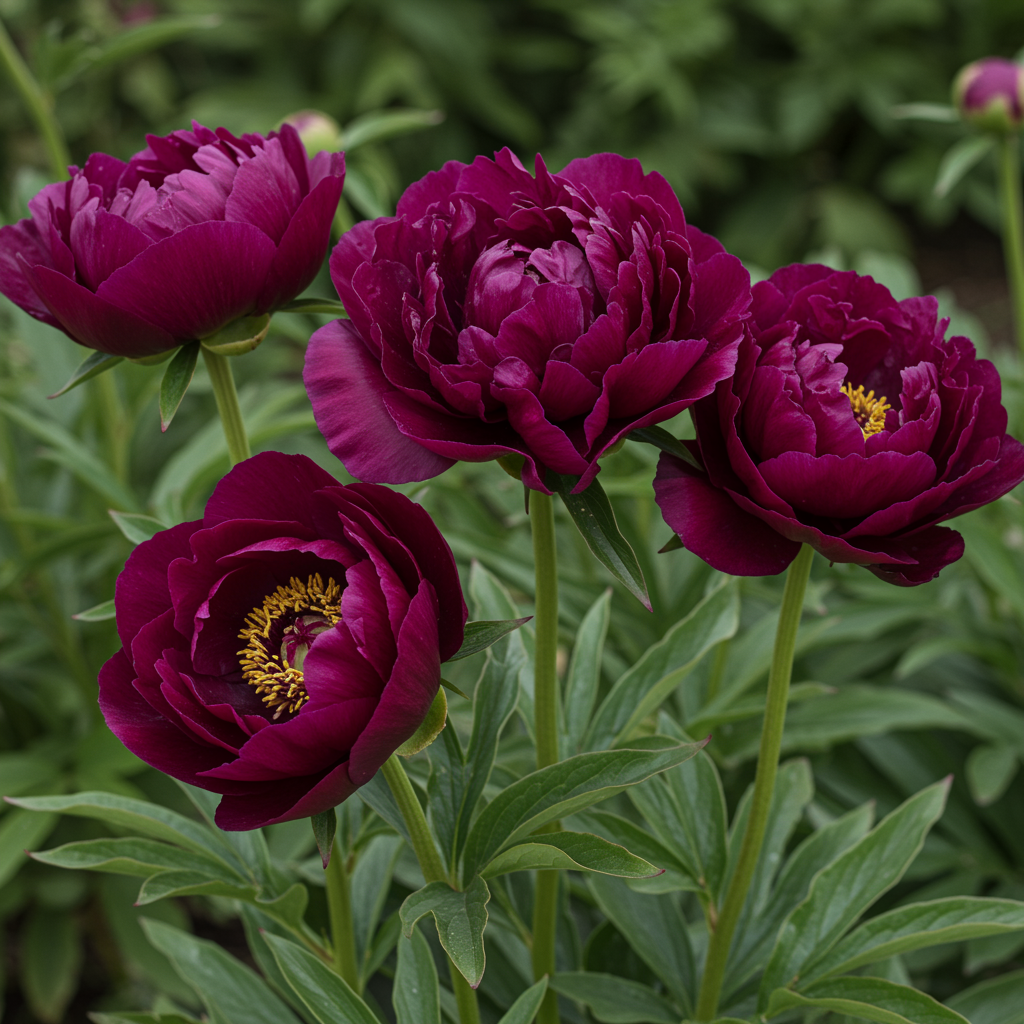 Papaver Poppy Paeoniflorin Black Peony Seeds for Garden Planting