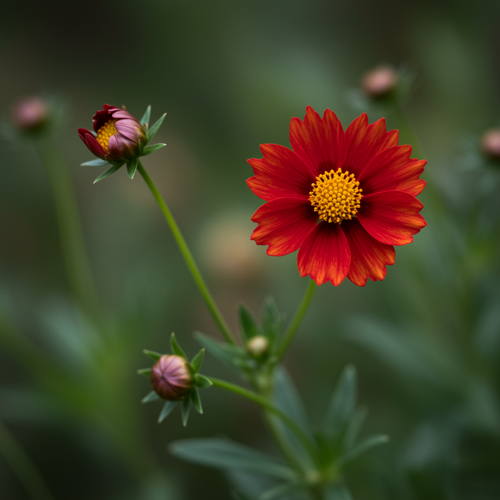 Coreopsis Red Flower Seeds for Garden Planting