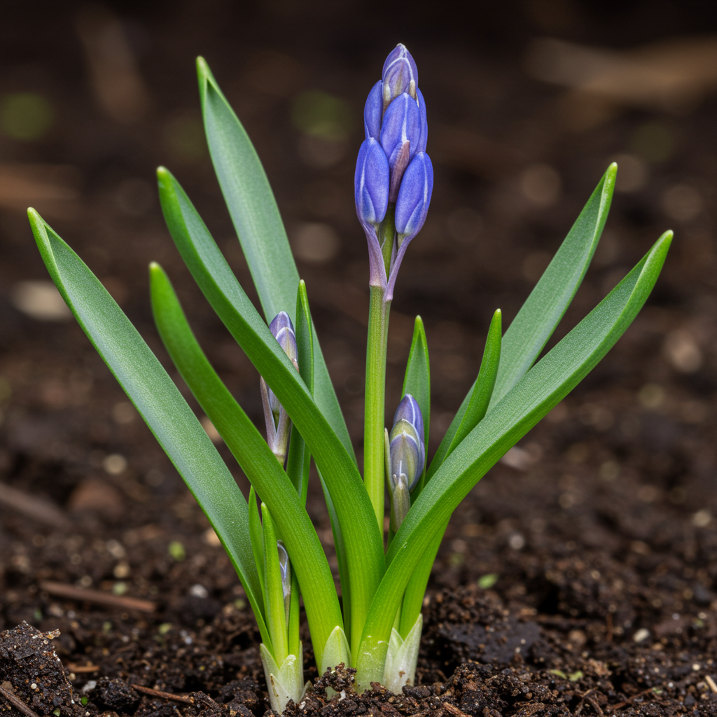 Blue Tinsel Lily Anguligar Flower Seeds for Garden Planting
