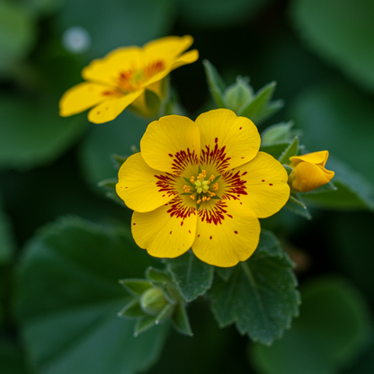 Cap Gold Pocketbook Semi Limestone Flower Seeds for Garden Planting