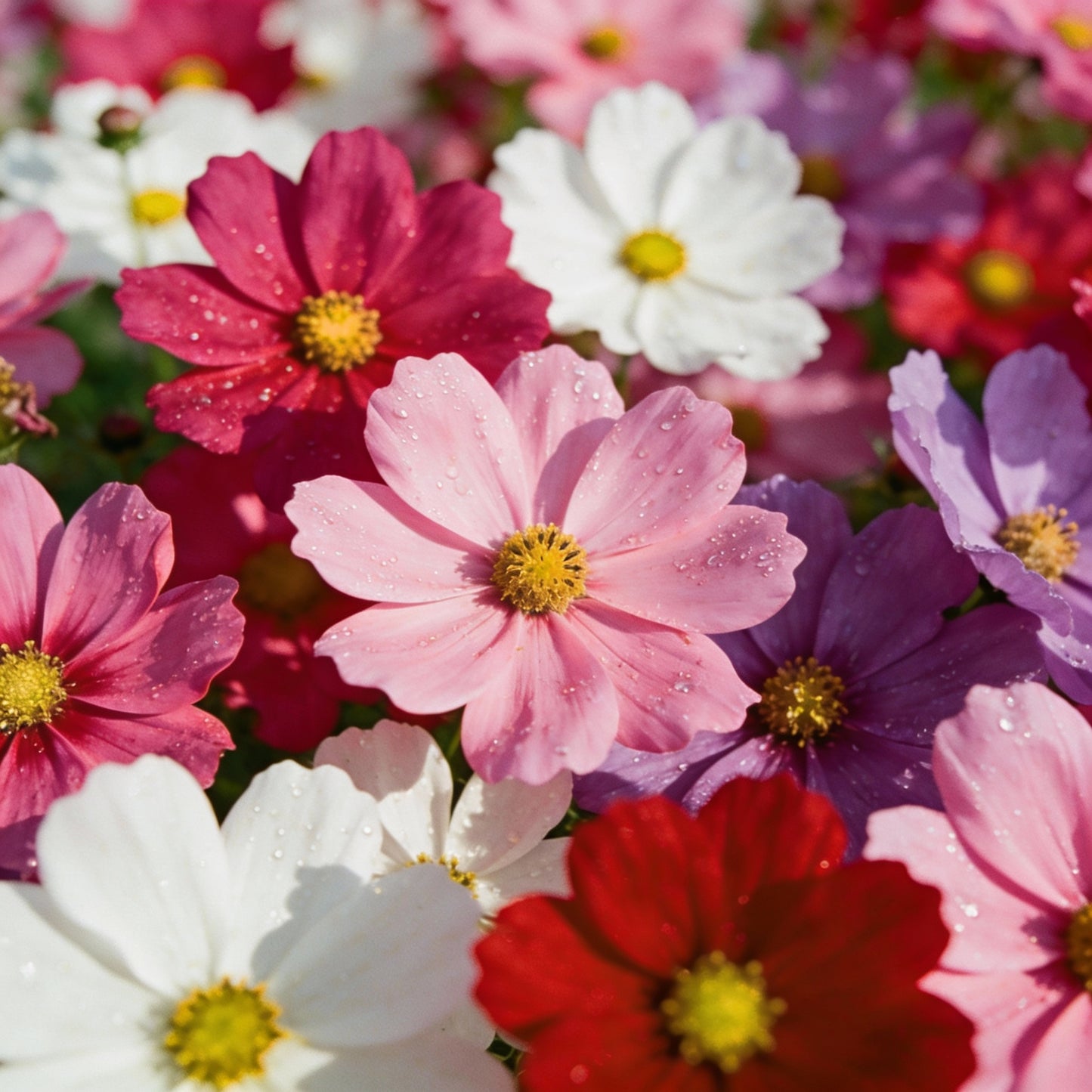 High Yield Cosmos Flower Hybrid Seeds for Garden Planting