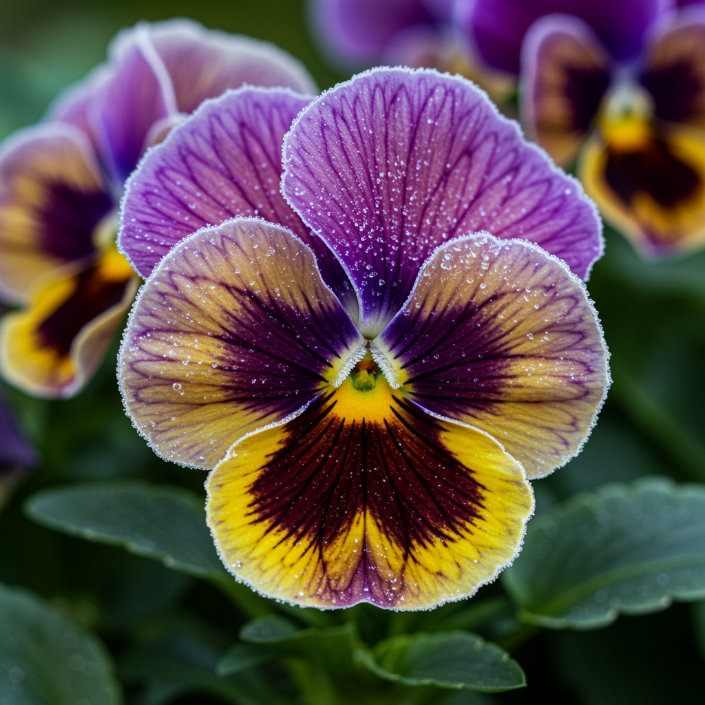 Pansy Cooling Greeting Frost Seeds for Garden Planting