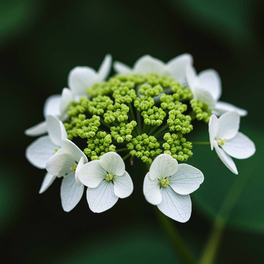 Green and White Flower Seeds Mix for Garden Planting