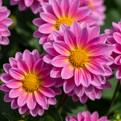 Dahlia Happy Single Party Flower Seeds Bright Garden Blooms