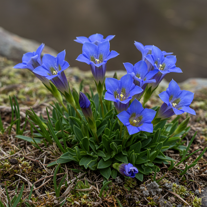 Gentiana Acaulis Flower Seeds for Garden Planting