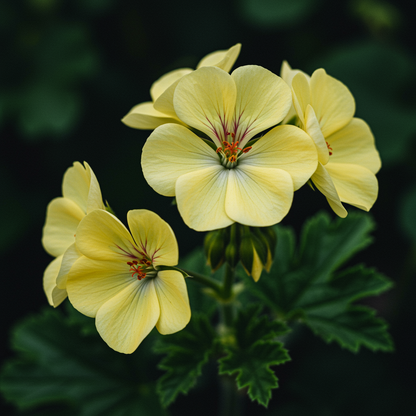 Univalve Geranium Light Yellow Flower Seeds for Garden Planting