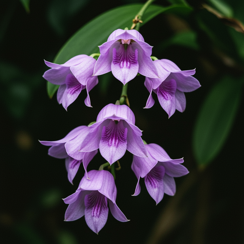 Purple Bell Orchid Flower Seeds - Orchid Flower Seeds for Garden