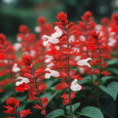 Red Lips Flower Seeds - Salvia Hot Lips Flower Seeds for Garden